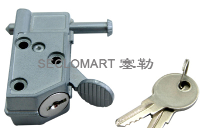 Window Lock Keyed Step-on Patio Door Lock